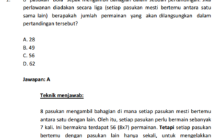 Contoh Soalan Konsep Matematik 02  Exam PTD