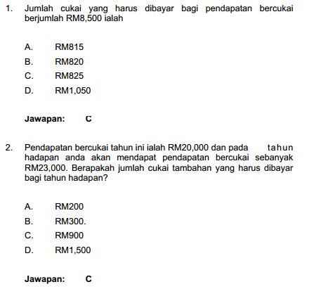 Contoh Soalan Peperiksaan Pengesahan Jawatan Gred 19