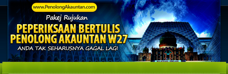 Peperiksaan Penolong Akauntan W27 – Contoh Soalan Matematik