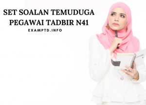 Contoh Soalan Temuduga Pegawai Tadbir N41 | Exam PTD