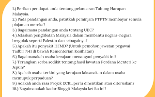 Soalan Temuduga Pegawai Tadbir N41 Terkini