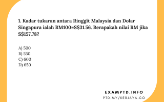 Contoh Soalan Matematik PTD